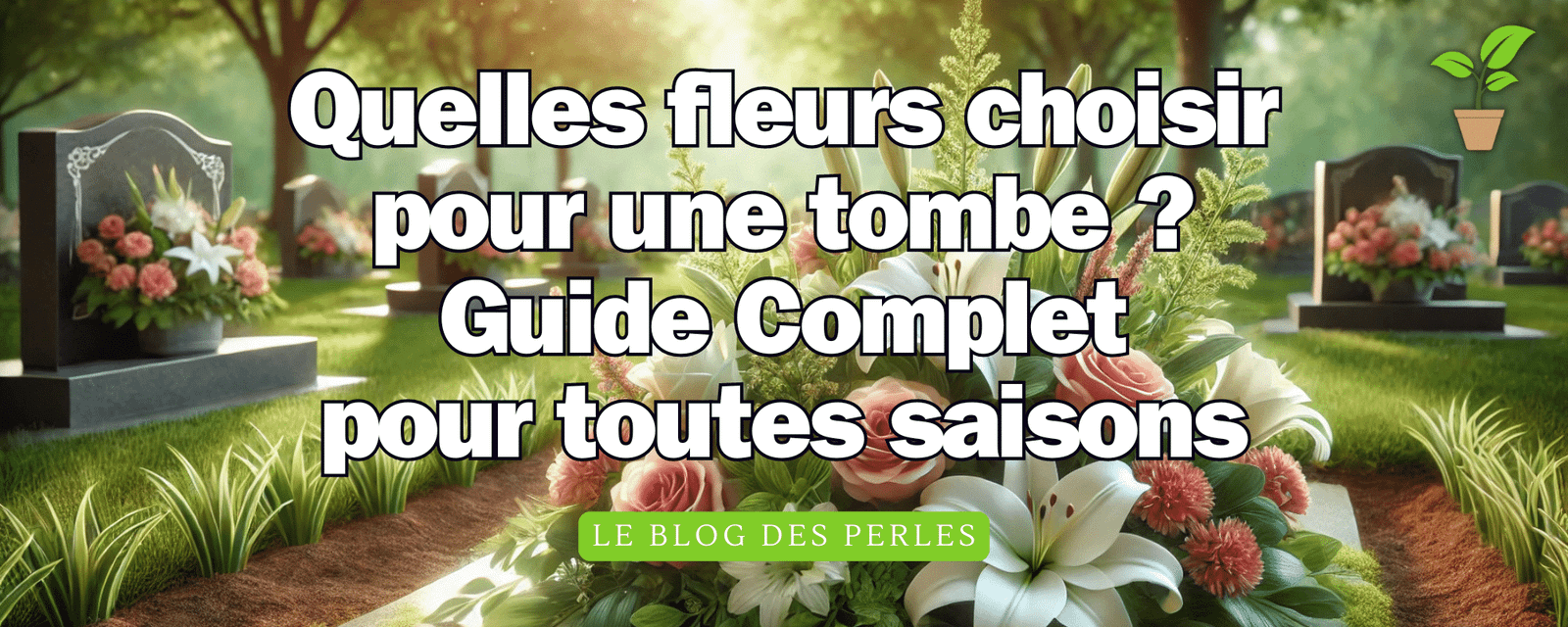 Quelle fleurs choisir pour une tombe