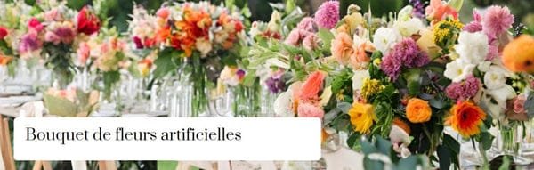 bouquet de fleurs artificielles