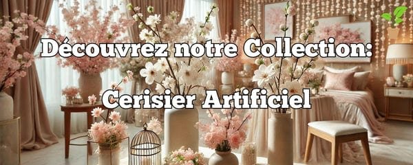 Collection Cerisier Artificiel Perles Vertes