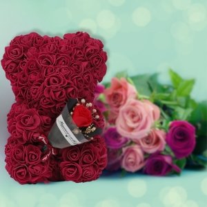 Nounours En Rose Éternelle