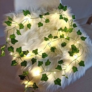 Guirlande Lumineuse Lierre | Perles Vertes