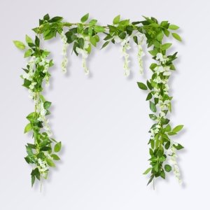 Top 10 des décorations murales pour chambre Guirlande de Vigne Artificielle Couleur Blanc