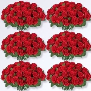 Bouquet de 100 Roses Éternelles Rouge