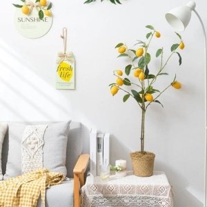 Nouveautés Citronnier Artificiel d'Intérieur avec Pot