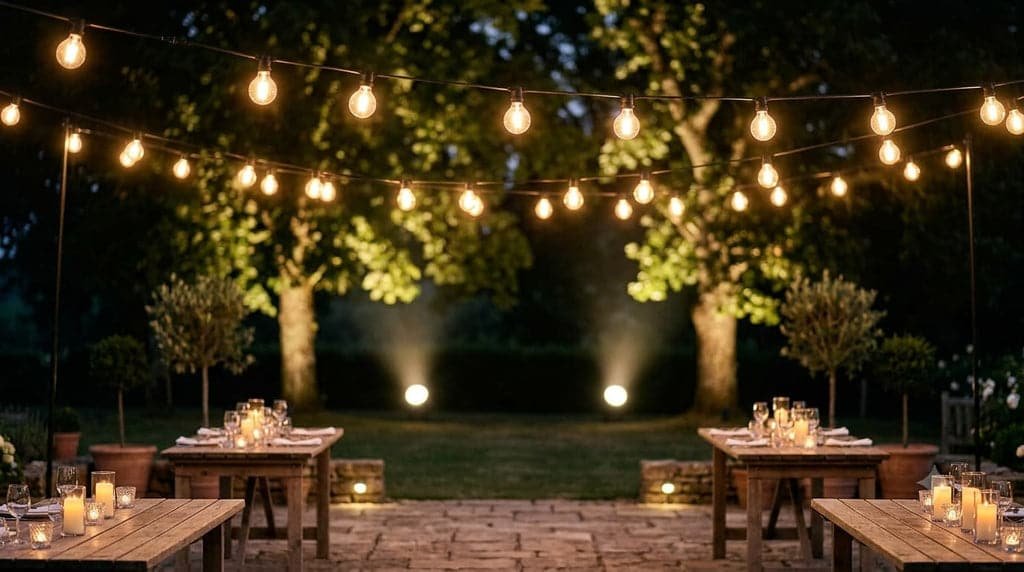 Habiller sa tonnelle et sa terrasse pour un mariage en exterieur