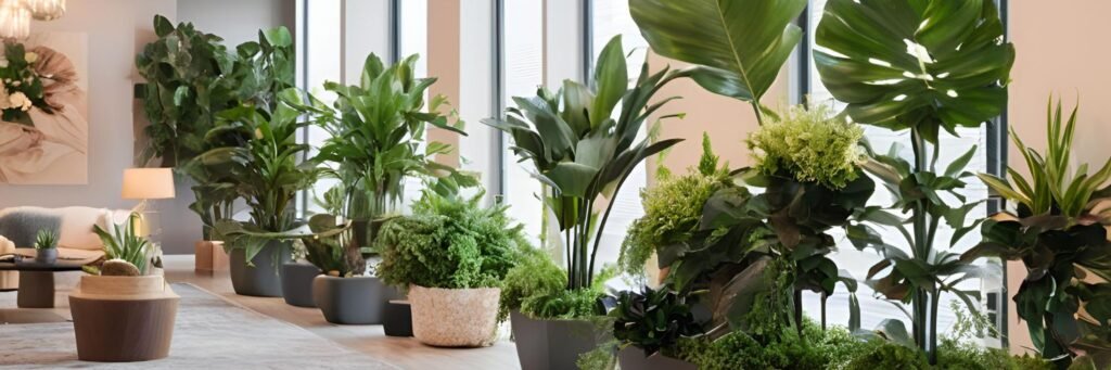 Collection plante artificielle intérieur