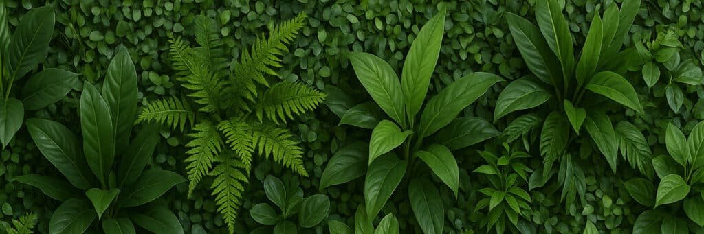 Quand le végétal artificiel rencontre les cloisons en bois : composer des espaces qui respirent Mur végétal artificiel