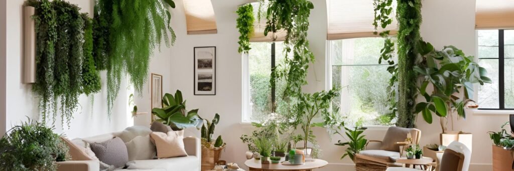 Comment associer tableaux muraux et plantes pour une décoration harmonieuse ? Collection Plantes artificielles tombantes